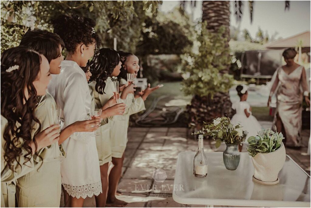 bride getting ready wedding stellenbosch