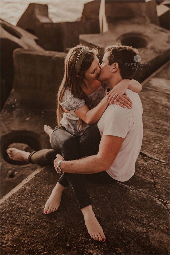 Kerri and Craig Helderberg Seaside Couple Shoot