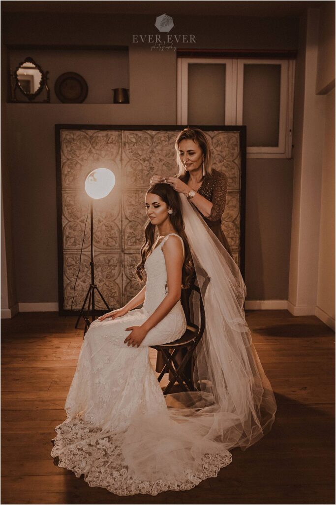 Wedding bride getting ready cape town photography