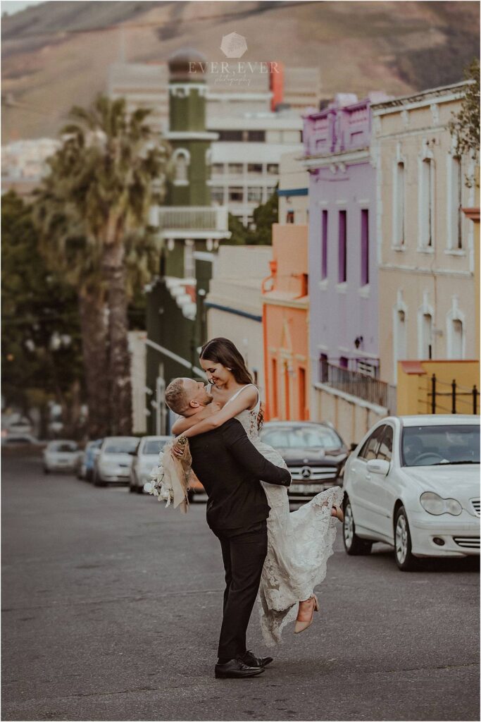 Wedding bride groom couple party cape town photography