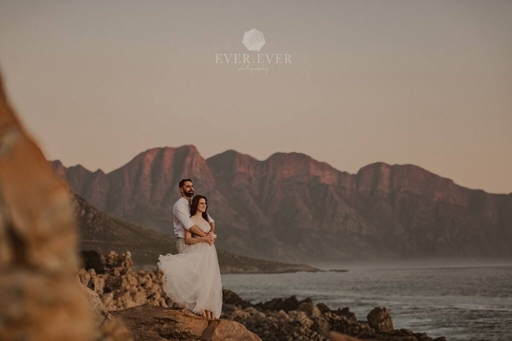 wedding elopement sunset photography couple cape town