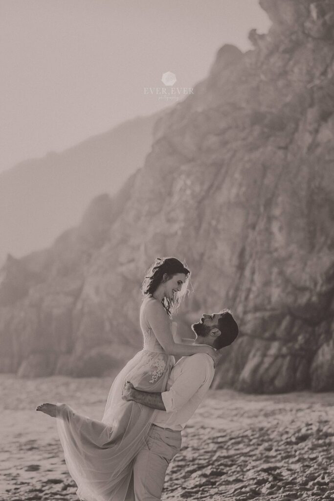 wedding elopement sunset photography couple cape town