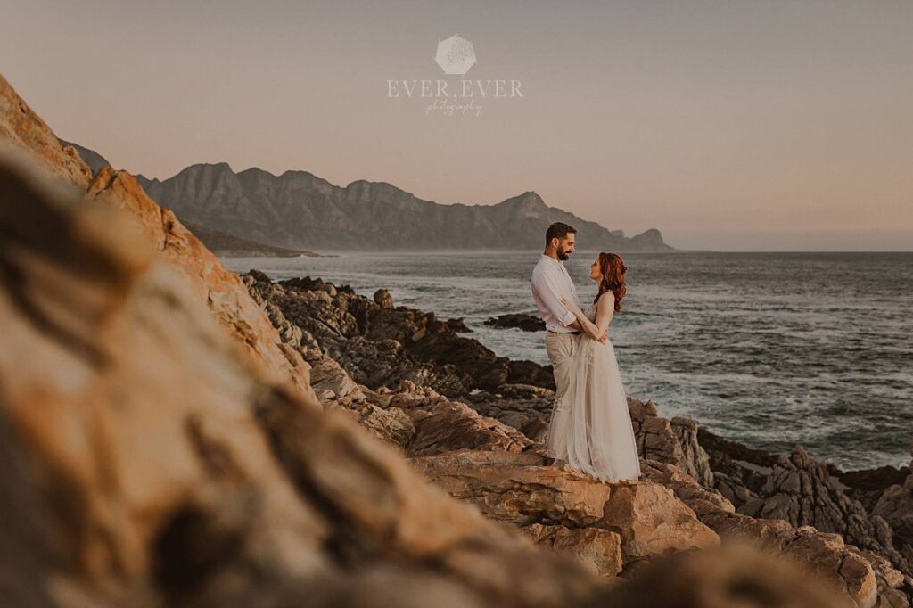 wedding elopement sunset photography couple cape town